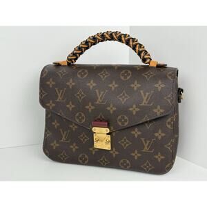 Louis Vuitton Monogram Braided Pochette Métis Coquelicot Crossbody Bag